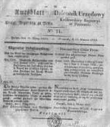 Amtsblatt der K&ouml;niglichen Regierung zu Posen. 1832.03.13 Nro.11