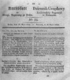 Amtsblatt der K&ouml;niglichen Regierung zu Posen. 1832.05.29 Nro.22