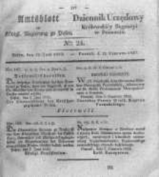 Amtsblatt der K&ouml;niglichen Regierung zu Posen. 1832.06.12 Nro.24
