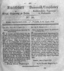 Amtsblatt der K&ouml;niglichen Regierung zu Posen. 1832.07.24 Nro.30