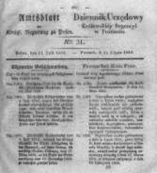 Amtsblatt der K&ouml;niglichen Regierung zu Posen. 1832.07.31 Nro.31
