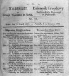 Amtsblatt der K&ouml;niglichen Regierung zu Posen. 1832.08.14 Nro.33