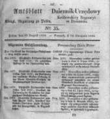 Amtsblatt der K&ouml;niglichen Regierung zu Posen. 1832.08.28 Nro.35