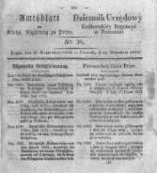 Amtsblatt der Königlichen Regierung zu Posen. 1832.09.18 Nro.38