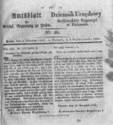 Amtsblatt der K&ouml;niglichen Regierung zu Posen. 1832.10.02 Nro.40