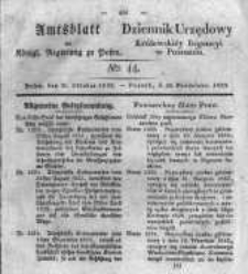 Amtsblatt der K&ouml;niglichen Regierung zu Posen. 1832.10.30 Nro.44
