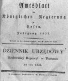 Amtsblatt der Königlichen Regierung zu Posen. 1833.01.01 Nro.1