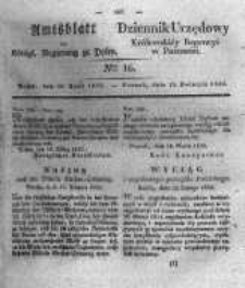 Amtsblatt der Königlichen Regierung zu Posen. 1833.04.16 Nro.16