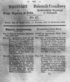Amtsblatt der Königlichen Regierung zu Posen. 1833.04.23 Nro.17