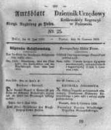 Amtsblatt der Königlichen Regierung zu Posen. 1833.06.18 Nro.25