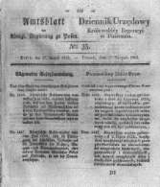 Amtsblatt der Königlichen Regierung zu Posen. 1833.08.27 Nro.35