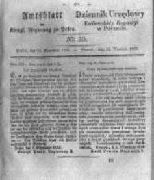 Amtsblatt der Königlichen Regierung zu Posen. 1833.09.24 Nro.39
