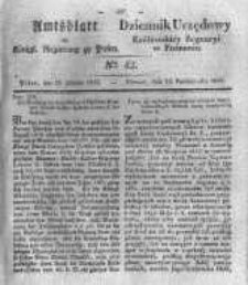Amtsblatt der Königlichen Regierung zu Posen. 1833.08.15 Nro.42