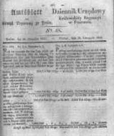 Amtsblatt der Königlichen Regierung zu Posen. 1833.11.26 Nro.48