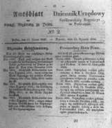 Amtsblatt der Königlichen Regierung zu Posen. 1836.01.12 Nro.2