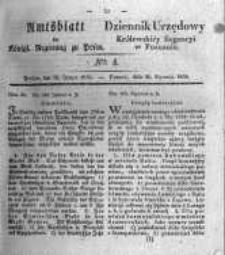 Amtsblatt der Königlichen Regierung zu Posen. 1836.01.26 Nro.4