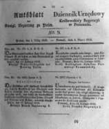 Amtsblatt der Königlichen Regierung zu Posen. 1836.03.01 Nro.9