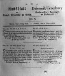 Amtsblatt der Königlichen Regierung zu Posen. 1836.03.01 Nro.9