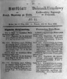 Amtsblatt der Königlichen Regierung zu Posen. 1836.03.15 Nro.11
