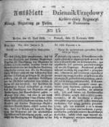 Amtsblatt der Königlichen Regierung zu Posen. 1836.04.12 Nro.15