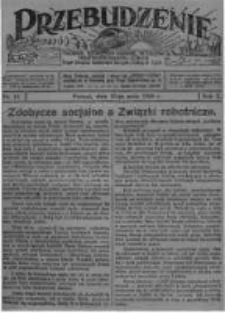 Przebudzenie: tygodnik poświęcony obronie interesów robotników rolnych i leśnych. Organ Związku Robotników Rolnych i Leśnych ZZP. 1928.05.10 R.10 Nr19