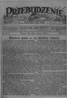 Przebudzenie: tygodnik poświęcony obronie interesów robotników rolnych i leśnych. Organ Związku Robotników Rolnych i Leśnych ZZP. 1928.06.28 R.10 Nr26