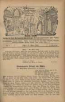 Posener Bienenwirt: Gartenfreund und Kleintierz&uuml;chter: Zeitschrift des Bienenwirtschaftlichen Provinzialvereins von Posen 1907.03 Jg.1 Nr3
