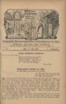 Posener Bienenwirt: Gartenfreund und Kleintierzüchter: Zeitschrift des Bienenwirtschaftlichen Provinzialvereins von Posen 1907.05 Jg.1 Nr5