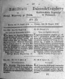 Amtsblatt der Königlichen Regierung zu Posen. 1836.08.16 Nro.33