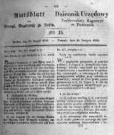 Amtsblatt der Königlichen Regierung zu Posen. 1836.08.30 Nro.35