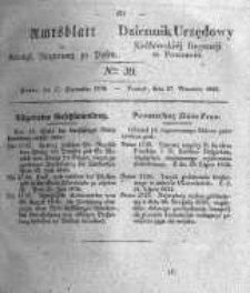 Amtsblatt der Königlichen Regierung zu Posen. 1836.09.27 Nro.39