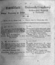 Amtsblatt der Königlichen Regierung zu Posen. 1836.10.11 Nro.41