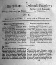 Amtsblatt der Königlichen Regierung zu Posen. 1836.10.25 Nro.43