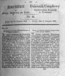 Amtsblatt der Königlichen Regierung zu Posen. 1836.11.15 Nro.46