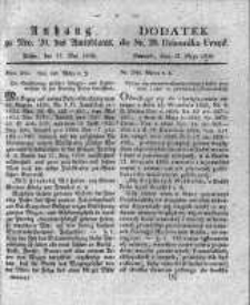 Dodatek do Nr.20. Dziennika Urzęd., Poznań, dnia 17 maja 1836.