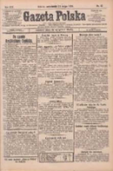 Gazeta Polska: codzienne pismo polsko-katolickie dla wszystkich stanów 1926.02.22 R.30 Nr42