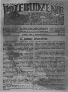Przebudzenie: organ Związku Robotników Rolnych i Leśnych ZZP. 1929.04.11 R.11 Nr15