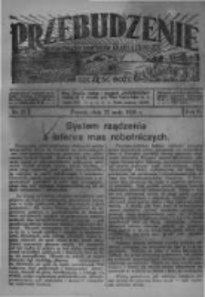 Przebudzenie: organ Związku Robotnik&oacute;w Rolnych i Leśnych ZZP. 1929.05.23 R.11 Nr21