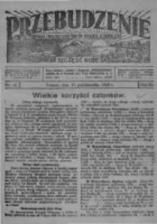 Przebudzenie: organ Związku Robotników Rolnych i Leśnych ZZP. 1929.10.17 R.11 Nr42