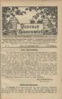 Posener Bienenwirt: Zeitschrift des Bienenwirtschaftlichen Provinzialvereins von Posen 1910.12 Jg.4 Nr12