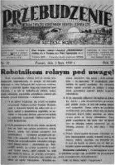 Przebudzenie: organ Związku Robotników Rolnych i Leśnych ZZP. 1930.07.03 R.12 Nr27