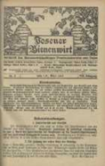 Posener Bienenwirt: Zeitschrift des Bienenwirtschaftlichen Provinzialvereins von Posen 1914.03 Jg.8 Nr3
