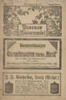 Posener Bienenwirt: Zeitschrift des Bienenwirtschaftlichen Provinzialvereins von Posen 1920.01/02 Jg.14 Nr1/2