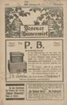 Posener Bienenwirt: Zeitschrift des Großpolnischen Imkerverbandes Poznań 1923.09 Jg.17 Nr9