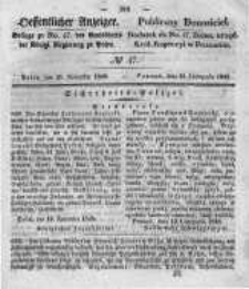 Oeffentlicher Anzeiger. 1848.11.22 Nro.47