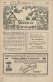 Posener Bienenwirt: Zeitschrift des Großpolnischen Imkerverbandes Poznań 1926.07 Jg.20 Nr7