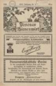 Posener Bienenwirt: Zeitschrift des Verbandes der Großpolnischen Imkervereine 1928.03 Jg.22 Nr3