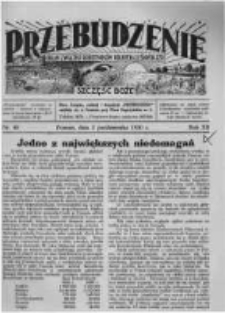 Przebudzenie: organ Związku Robotników Rolnych i Leśnych ZZP. 1930.10.02 R.12 Nr40