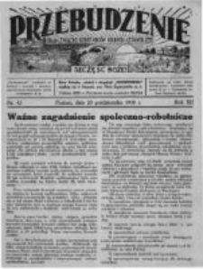 Przebudzenie: organ Związku Robotników Rolnych i Leśnych ZZP. 1930.10.23 R.12 Nr43