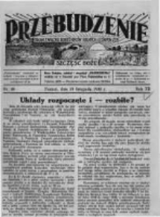 Przebudzenie: organ Związku Robotników Rolnych i Leśnych ZZP. 1930.11.27 R.12 Nr48